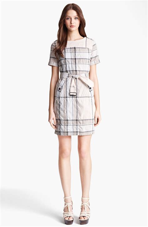 burberry dress authentic|Burberry brit sleeveless print dress.